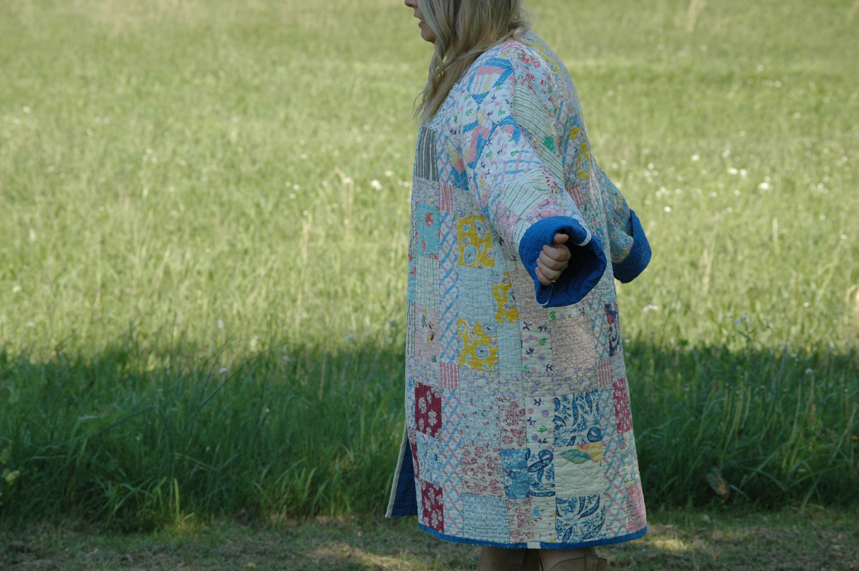 Vintage Nine Patch Quilted Jacket