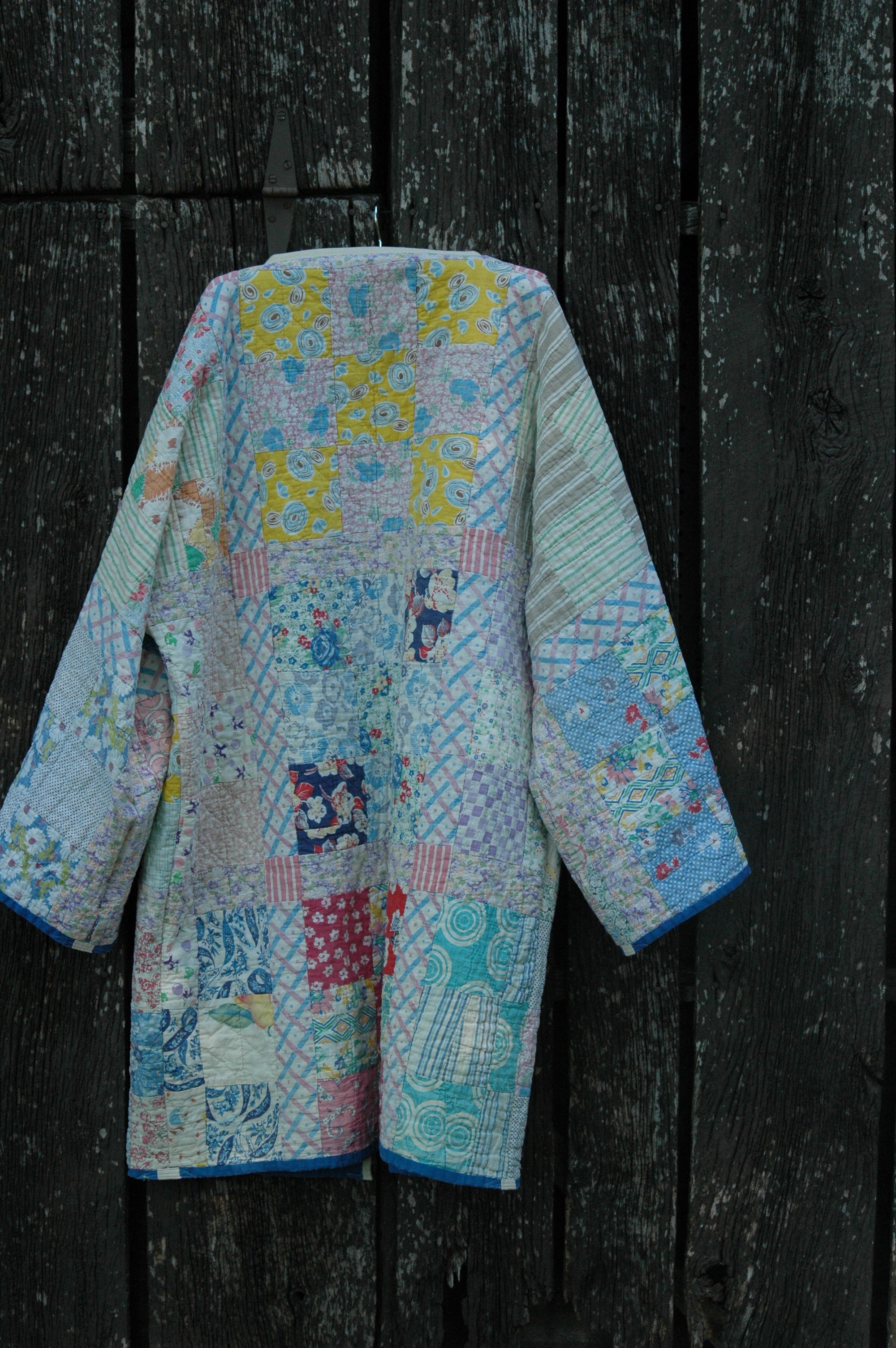 Vintage Nine Patch Quilted Jacket