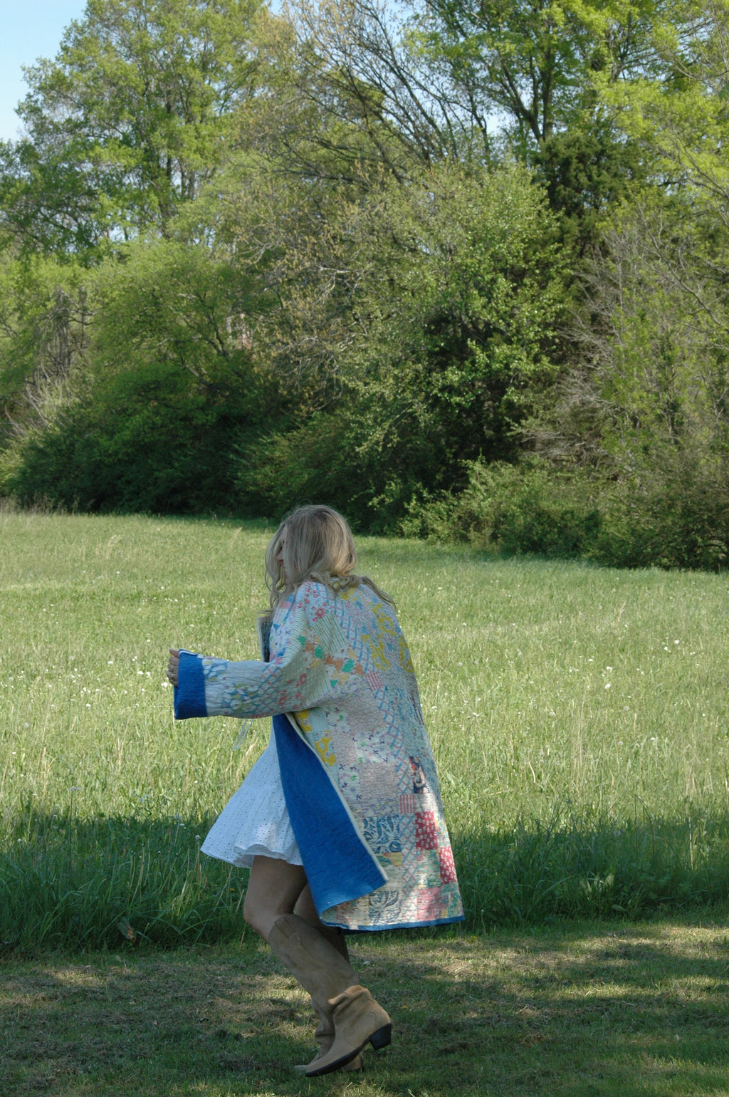 Vintage Nine Patch Quilted Jacket