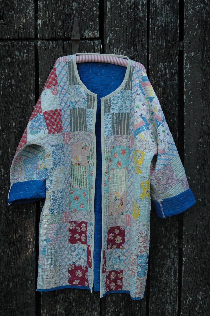 Vintage Nine Patch Quilted Jacket